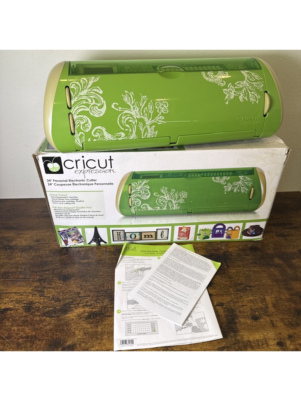 Cricut Expression 29‑0001 Electronic Cutting Machine Box Manual Power Cord Works